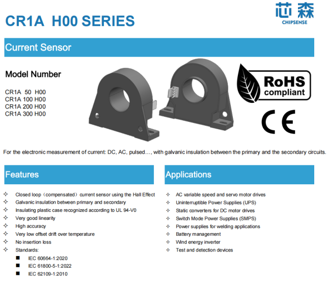chipsense cr1a h00 current sensor