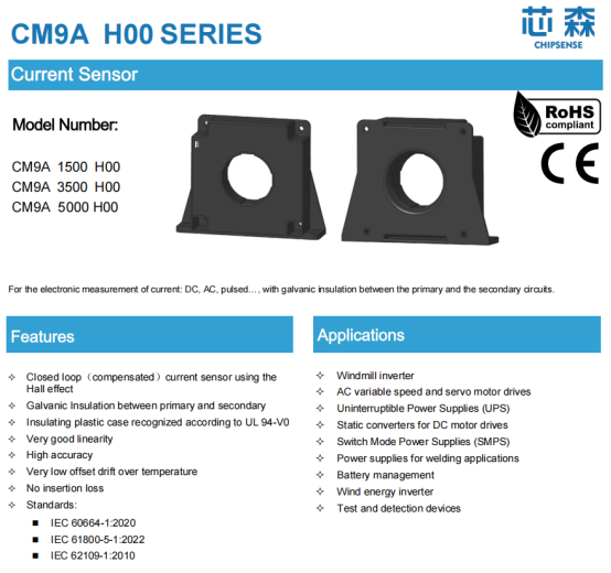 chipsense cm9a h00 current sensor