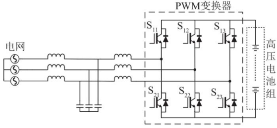 单级式储能PCS拓扑结构图
